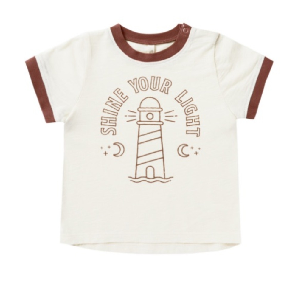 Rylee and Cruu Ringer Tee shine your light - Picture 1 of 3